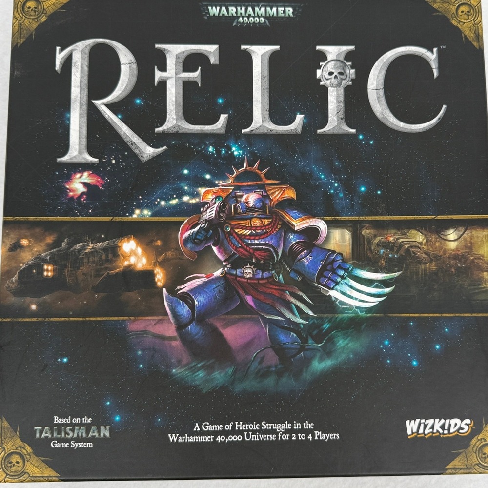 Warhammer 40000 Relic Board Game WizKids Talisman System 2-4 Players Complete